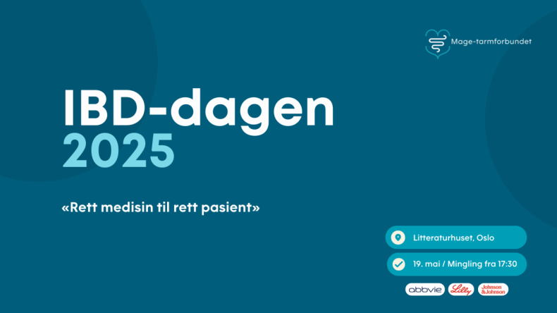 Velkommen til markering av IBD-dagen 2025: «Rett medisin til rett pasient»