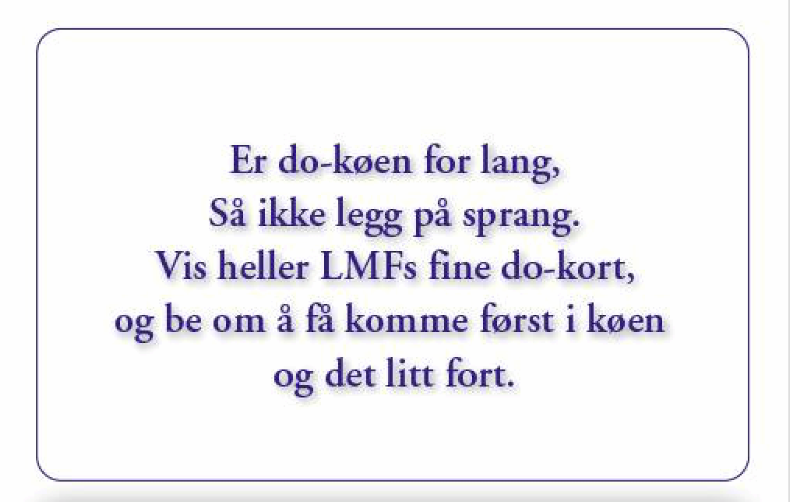 IBD eller  IBS? Ikke glem LMFs dokort på reise IBD eller  IBS? Ikke glem LMFs dokort på reise