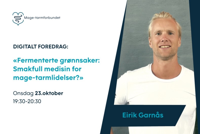 Digitalt foredrag: «Fermenterte grønnsaker: Smakfull medisin for mage-tarmlidelser?» Digitalt foredrag: «Fermenterte grønnsaker: Smakfull medisin for mage-tarmlidelser?»