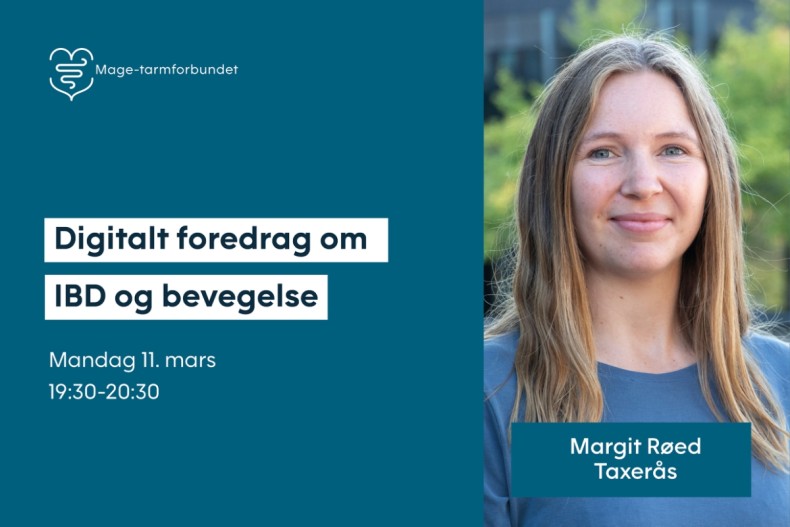 Bli med på digitalt foredrag «IBD og betydningen av å være i bevegelse» Bli med på digitalt foredrag «IBD og betydningen av å være i bevegelse»