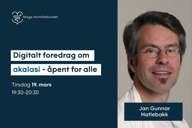 Digitalt foredrag om akalasi Digitalt foredrag om akalasi